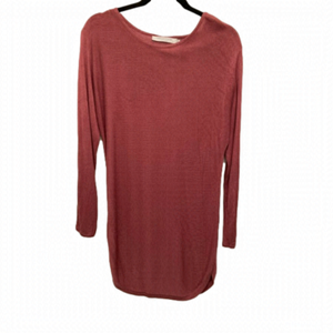 𝅺contemporaine par Simons rust 100% viscose light sweater shift dress